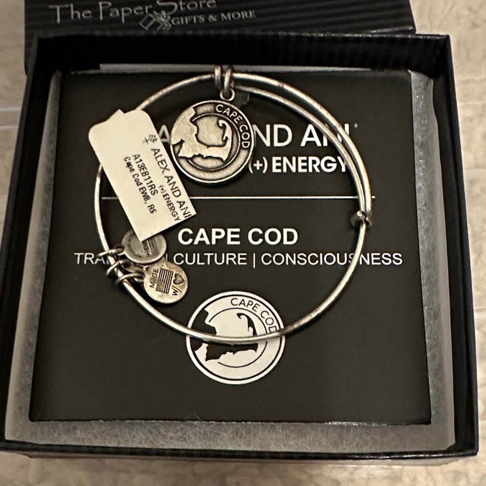 NWT Alex and Ani Silver Cape Cod Charm Bracelet